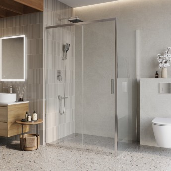 Душевой уголок BELBAGNO LUCE-AH-1-130/100-C-Cr Душевой уголок BELBAGNO LUCE-AH-1-130/100-C-Cr