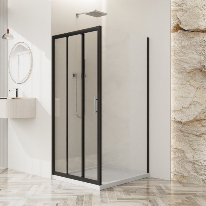 Душевой уголок BELBAGNO UNO-195-AHF-31-80/100-C-Cr