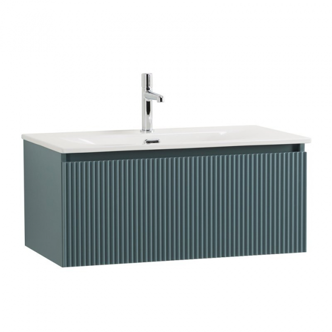 Тумба под раковину BELBAGNO подвесная голубая матовая UNO-1000-1C-SO-AO